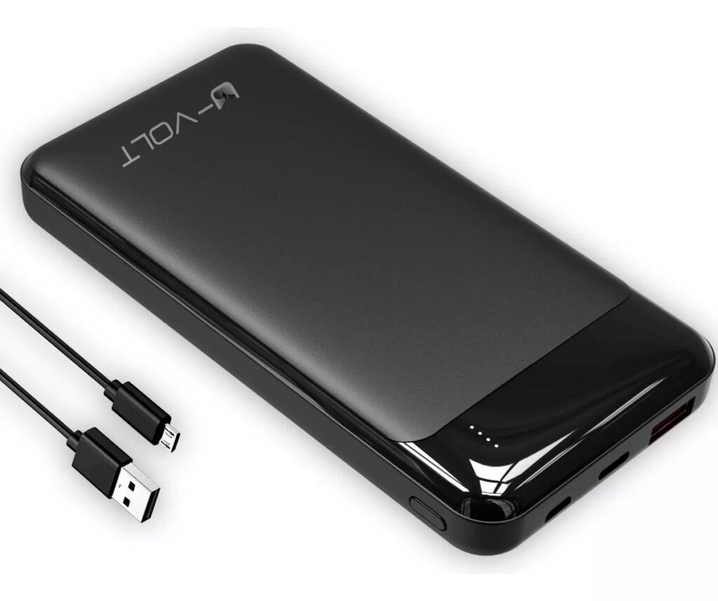 Power Bank Batería Portátil 10000mah Carga Rápida 20w U Volt Color Negro